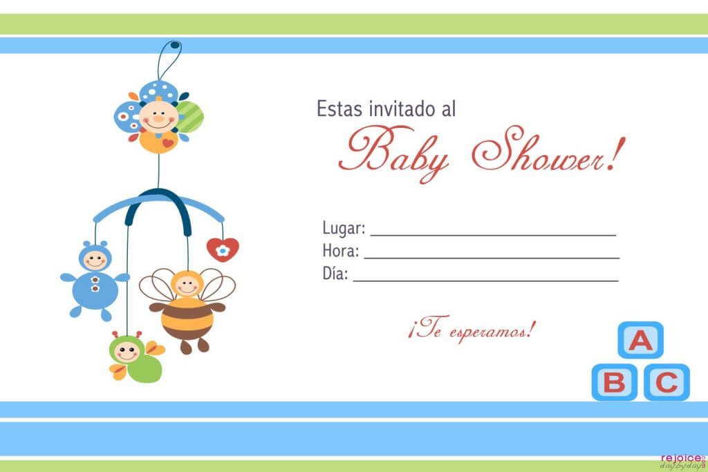 Invitacion de Baby Shower